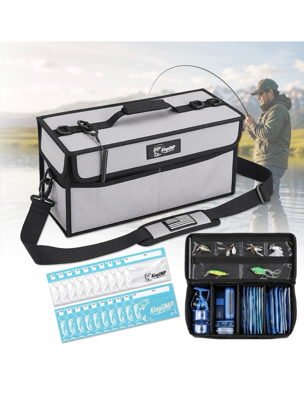 Fishing tackle bag